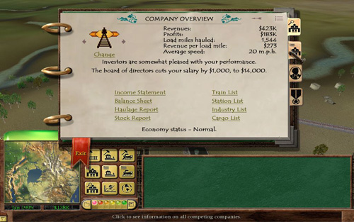 Test skymac : Railroad Tycoon 3