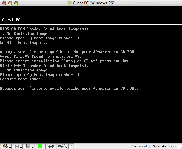 Test skymac : Guest PC
