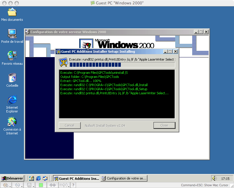 Test skymac : Guest PC