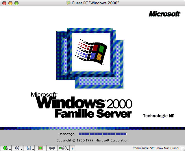 Test skymac : Guest PC