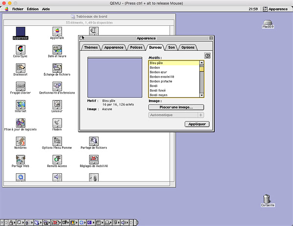 Article skymac : Installer MacOS 9 sur QEMU