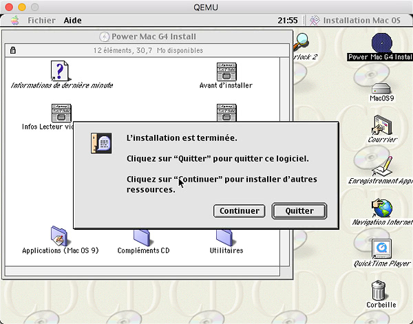 Article skymac : Installer MacOS 9 sur QEMU