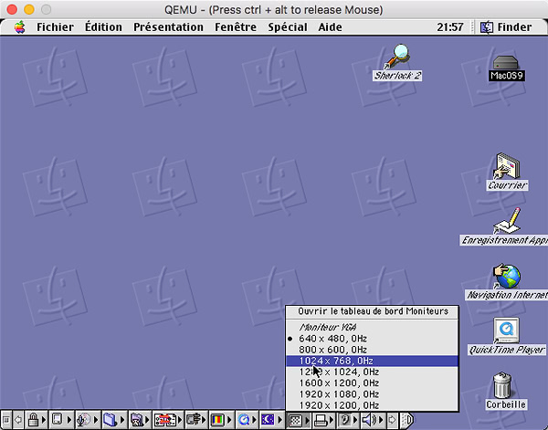 Article skymac : Installer MacOS 9 sur QEMU