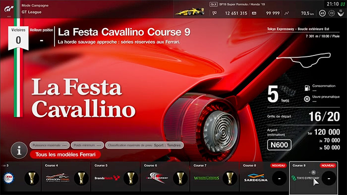 GT Sport : La Festa Cavallino