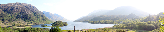 Panorama du lac de Glenfinnan