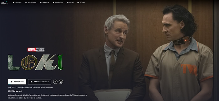 Loki - La série, sur Disney +