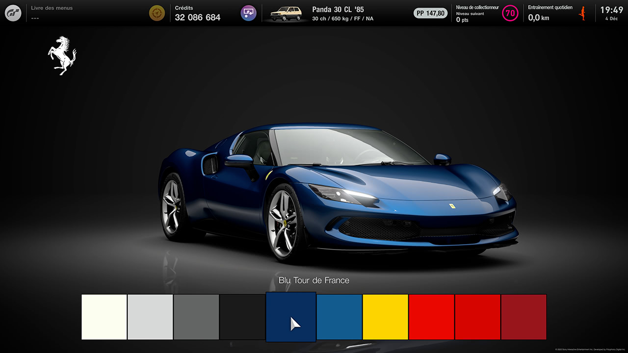 GT7 - Mise à jour 1.65 - Ferrari 296 GTB '22
