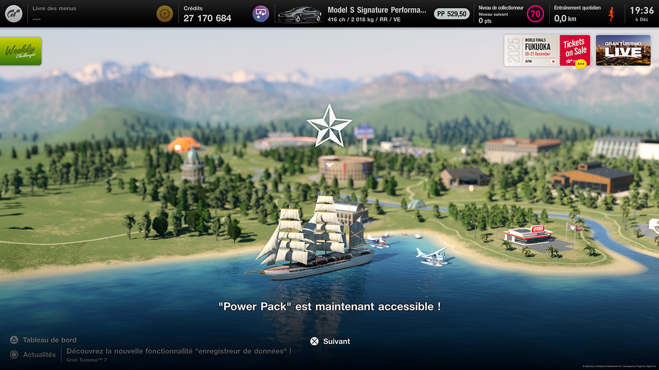 GT7 - Mise à jour 1.65 - Pack Puissance