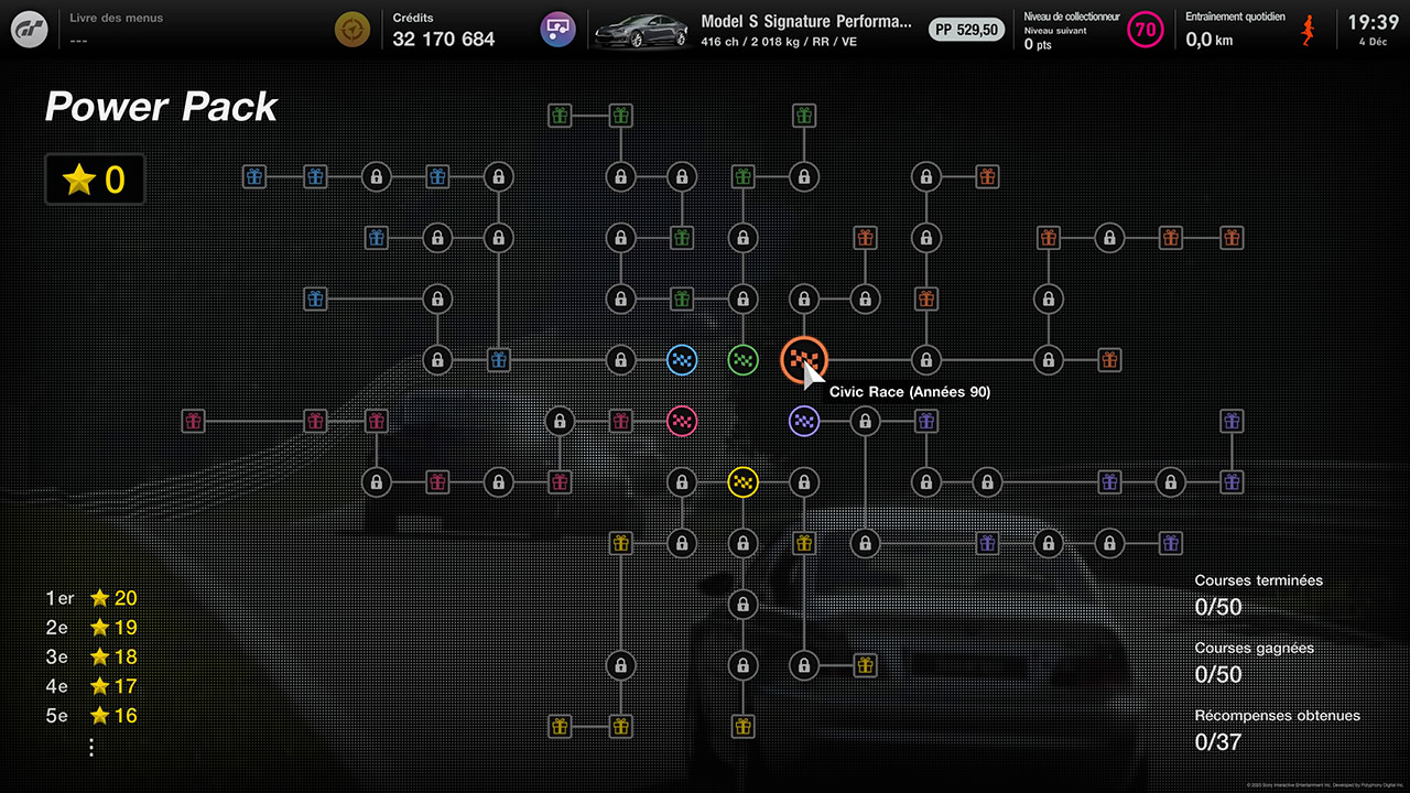 GT7 - Mise à jour 1.65 - Pack Puissance