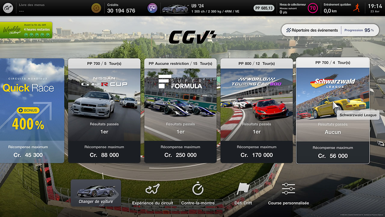 GT7 - Mise &agrave; jour 1.69 - Nouvelles &eacute;preuves