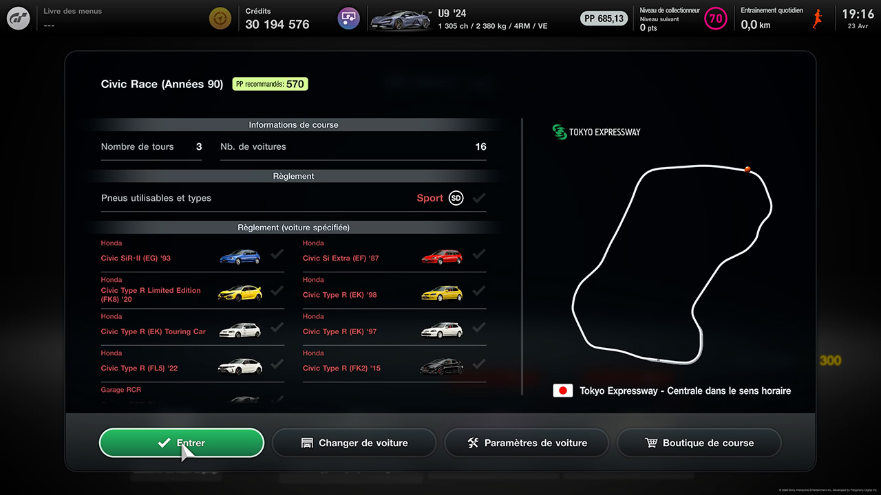 GT7 - Mise &agrave; jour 1.69 - Power Pack