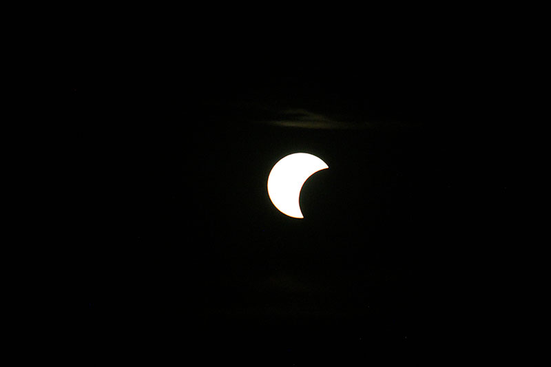 Eclipse du 12 Ao&ucirc;t 2026 - D&eacute;but