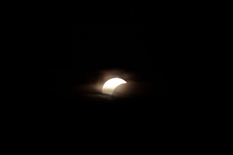 Eclipse du 12 Ao&ucirc;t 2026 - Passage du nuage