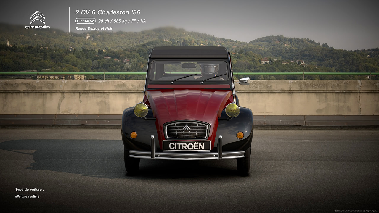 GT7 - Mise &agrave; jour 1.72 - Citro&euml;n 2 CV 6 Charleston