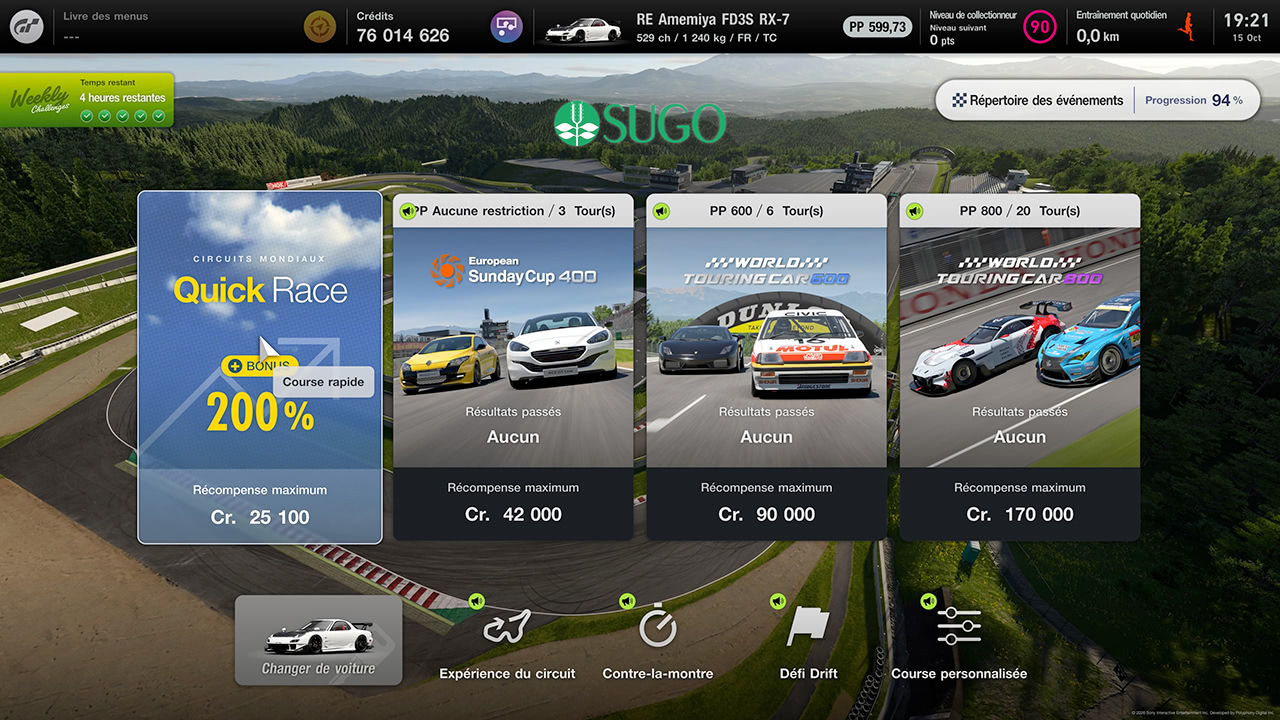 GT7 - Mise &agrave; jour 1.72 - Circuit international de Sugo