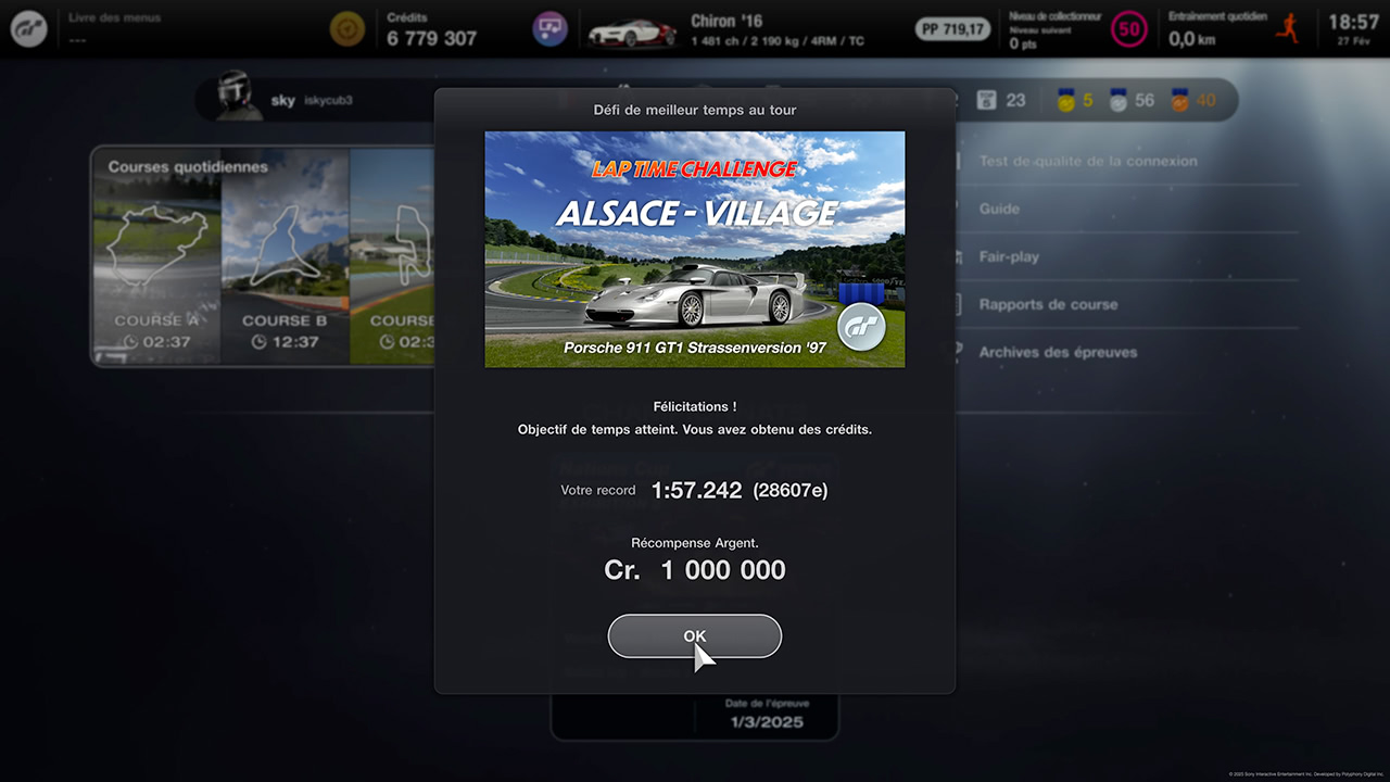 Guide Gran Turismo 7 - Résultat et gains
