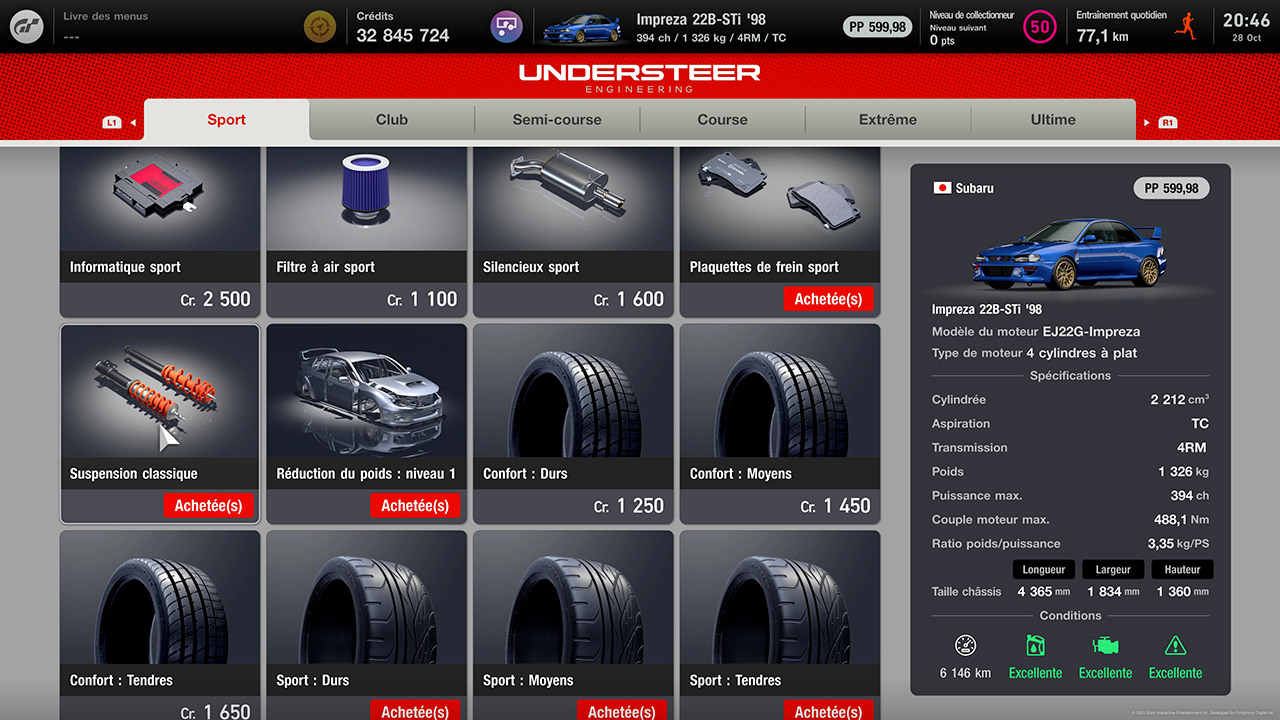 Choix de pneus pour les voitures de route