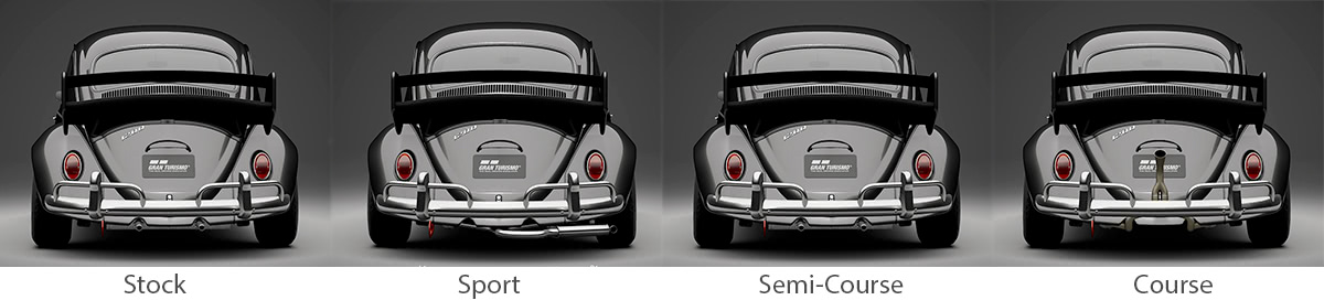 Esth&eacute;tique de l'&eacute;chappement selon son niveau