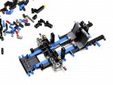 LEGO Technic McLaren Senna GTR - Partie avant et centrale du chassis
