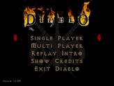 Retro-test : Diablo - Menu